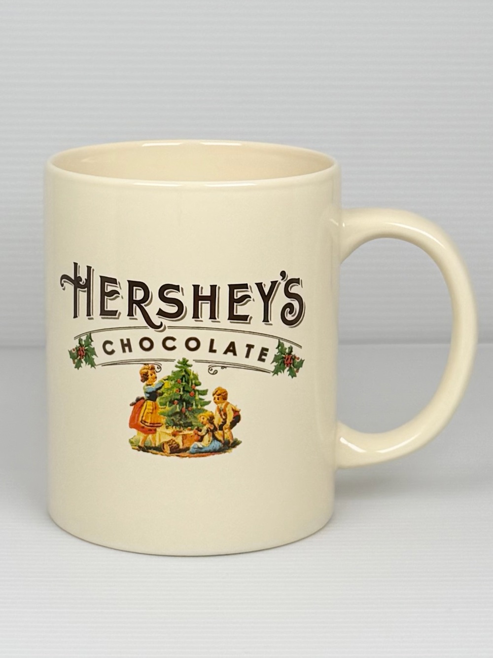 Vintage Hershey's Chocolate Christmas Mug Large Holiday Cocoa Cup